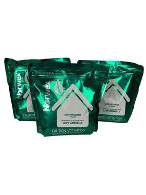Norwex Dishwasher Powder Set Of 3 Packs .99 lb / 450g Each